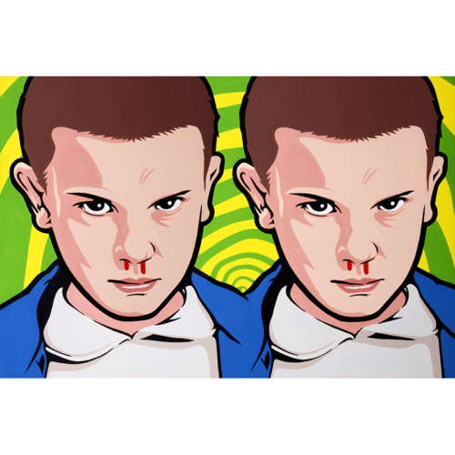 pop-art-painting-eleven-stranger-things<span class="pro-by">by Pop Art Zombie </span>