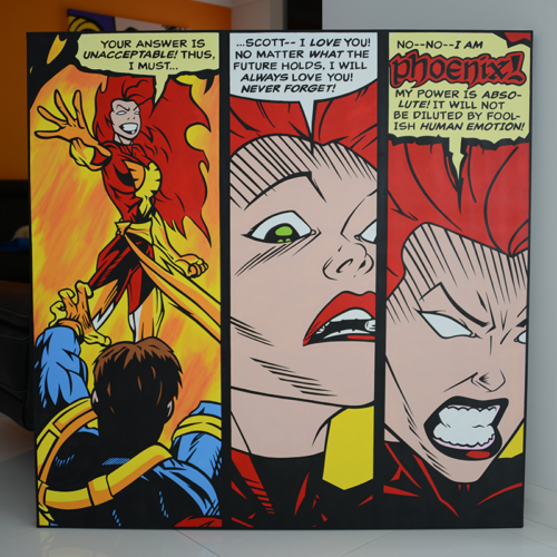 pop-art-comics-painting-xmen-dark-phoenix<span class="pro-by">by Pop Art Zombie </span>