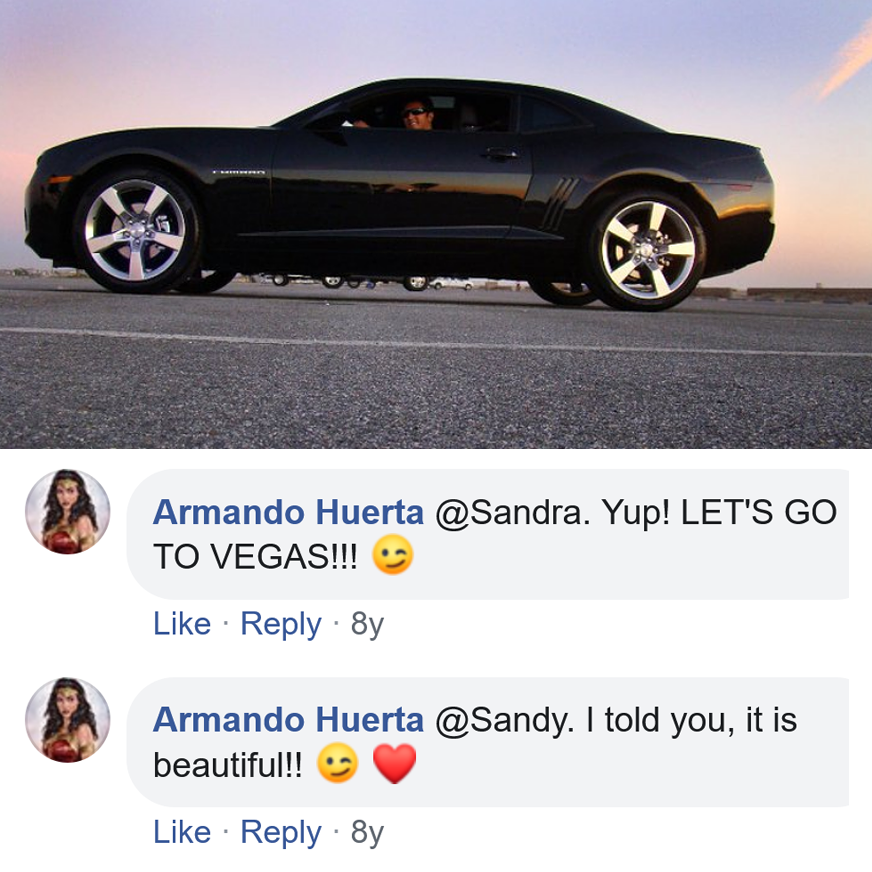 Armando Huerta - Black Camaro - Let's Go To Vegas