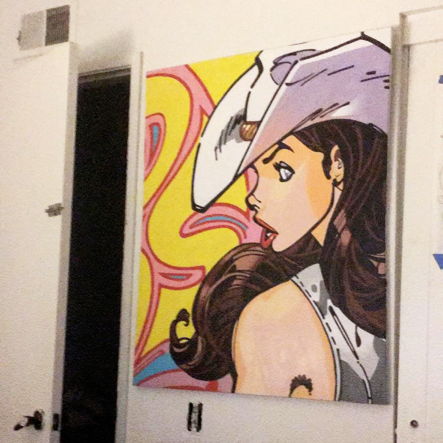 Danger Girl Pop Art Painting