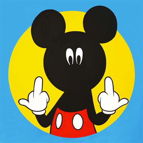 ickey-mickey-mouse-pop-art-painting<span class="pro-by">by Pop Art Zombie </span>