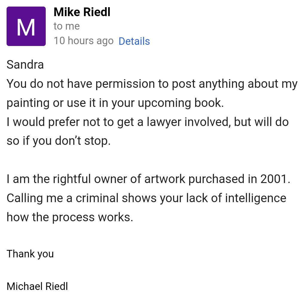 Armando Huerta Art Theft - Mike Riedl