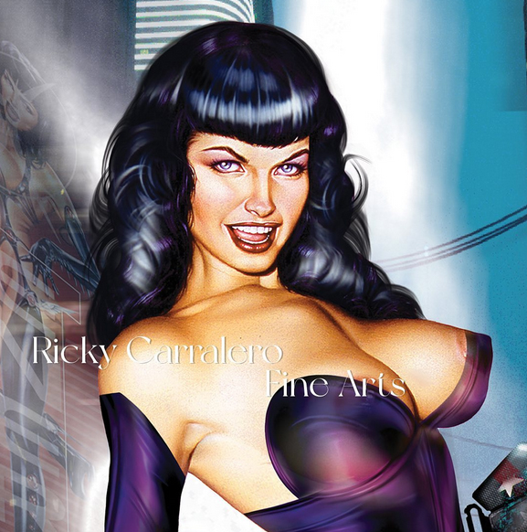 Ricky Carralero Fine Arts - Bettie Page