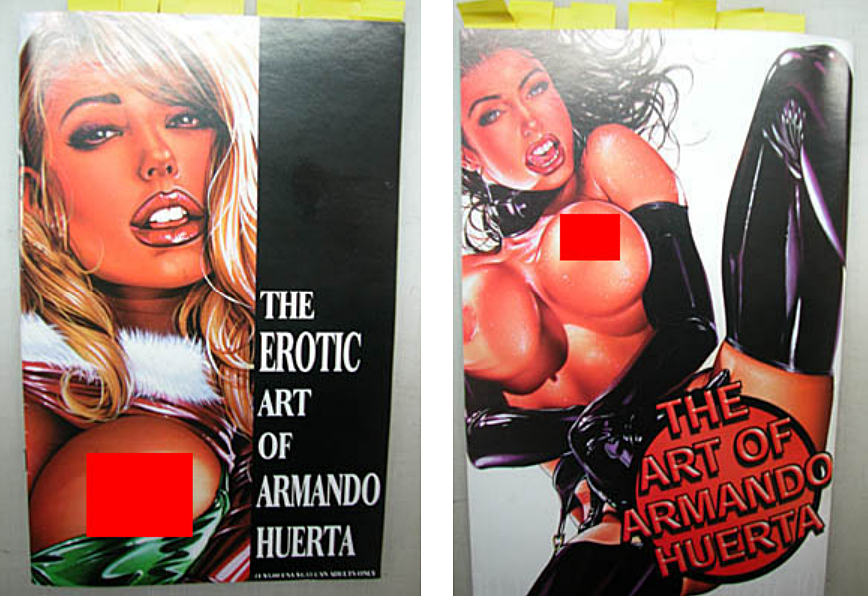 The Art of Armando Huerta Comic Books