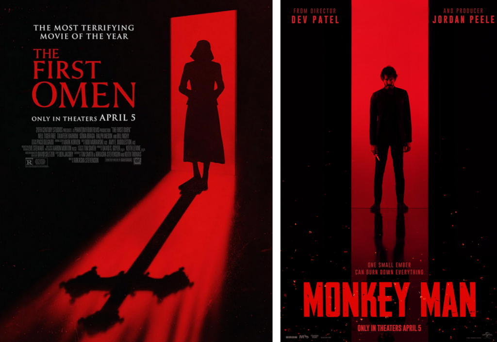 The First Omen - Monkey Man - Movie Posters