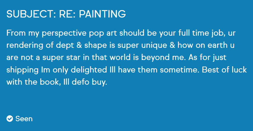 Pop Art Customer Review