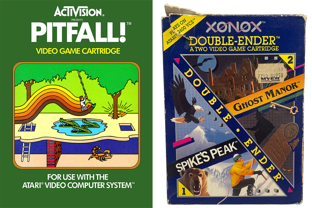 Atari Games - Pitfall - Xonox Double-Ender - Ghost Manor - Spike's Peak