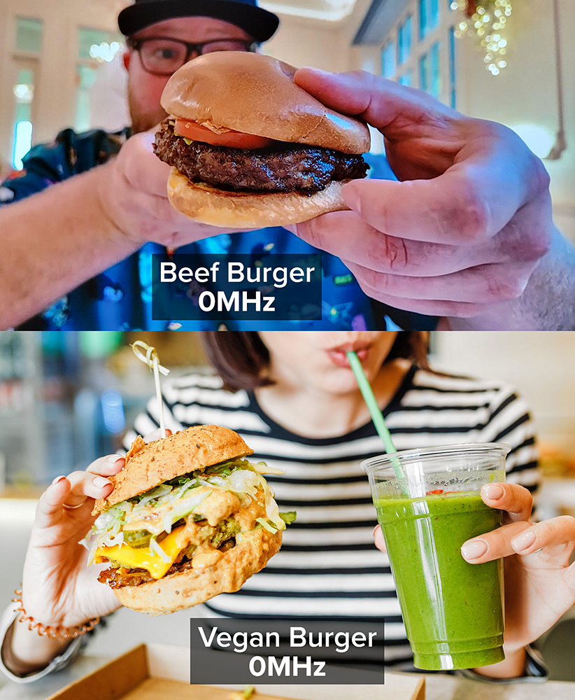 Beef Burger vs Vegan Burger - Zombie Food