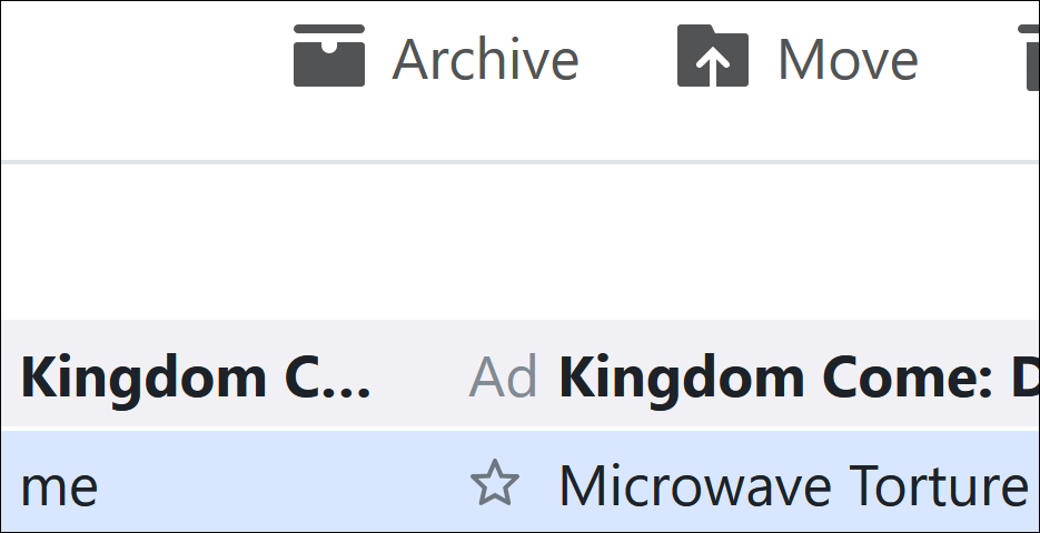 Kingdom Come - Microwave Torture Email