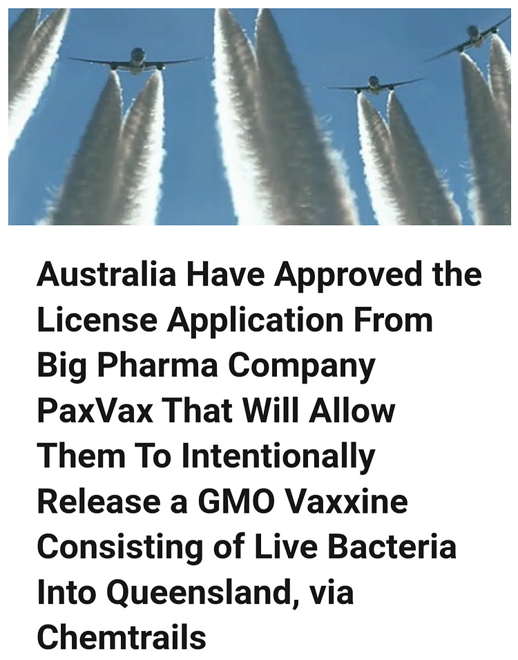 Australia Approves Chemtrails with GMO Vaccine